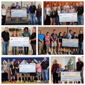 Second-Quarter Booster Club Donations Presented