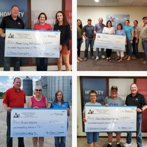 Second-Quarter Community Donations Presented