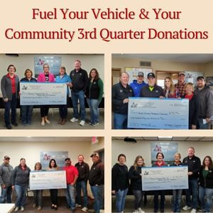 Third-Quarter Community Donations Presented