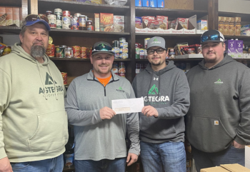 Twin Brooks Employees Present Donation to Christian Service Council of Grant County