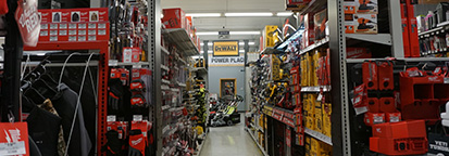 A line of spray paint at Allied Cooperative Ace Hardware in West Salem, WI.