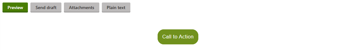 email setup example of single green call to action button