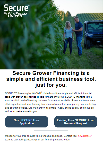 2023 SECURE Grower Financing Enrollment Now Open  