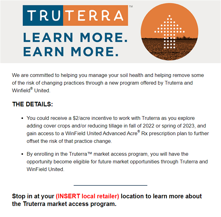 Get assistance from the 2022 Truterra™ market access program 