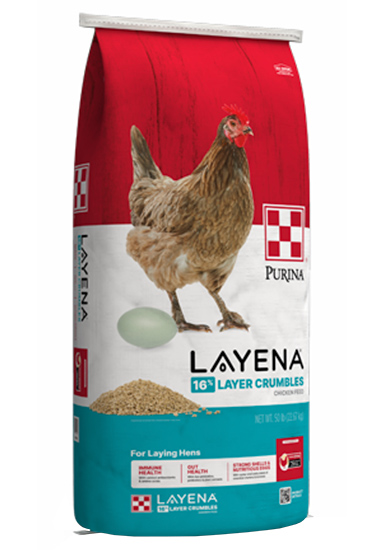 Purina® Layena® Crumbles 16% Layer Hen Feed