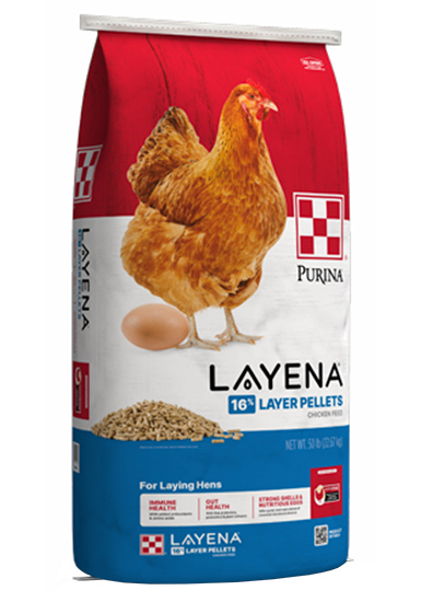 Purina® Layena® Pellets 16% Layer Hen Feed Purina® Layena® Pellets 16% Layer Hen Feed