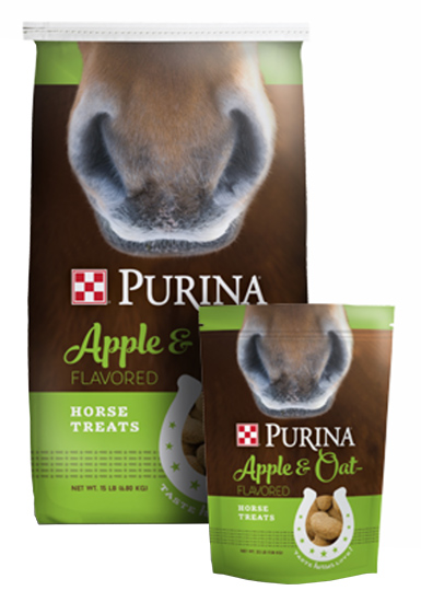 Purina® Horse Treats Apple and Oat-Flavored
