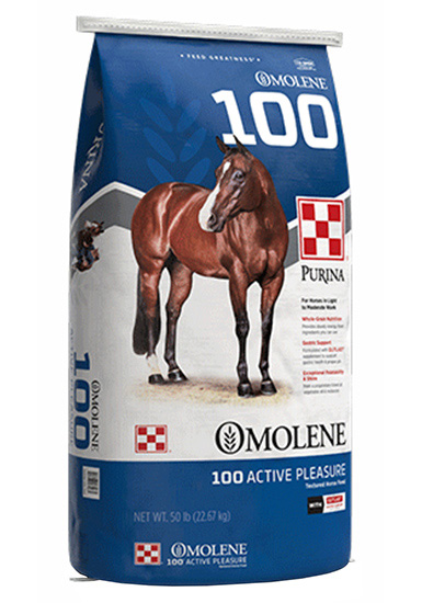 Purina® Omolene® #100 Active Pleasure Horse Feed