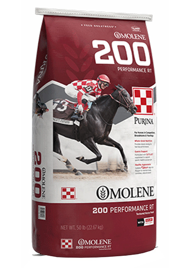 Purina® Omolene® #200 RT Performance Horse Feed Purina® Omolene® #200 RT Performance Horse Feed