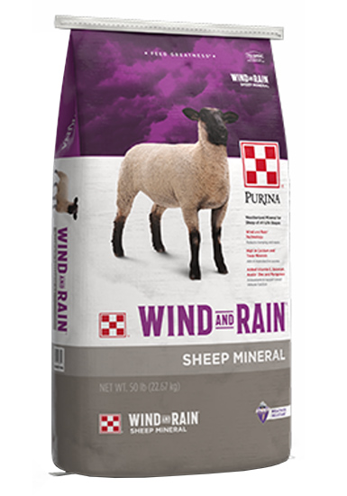 Purina® Wind and Rain® Sheep Mineral Purina® Wind and Rain® Sheep Mineral