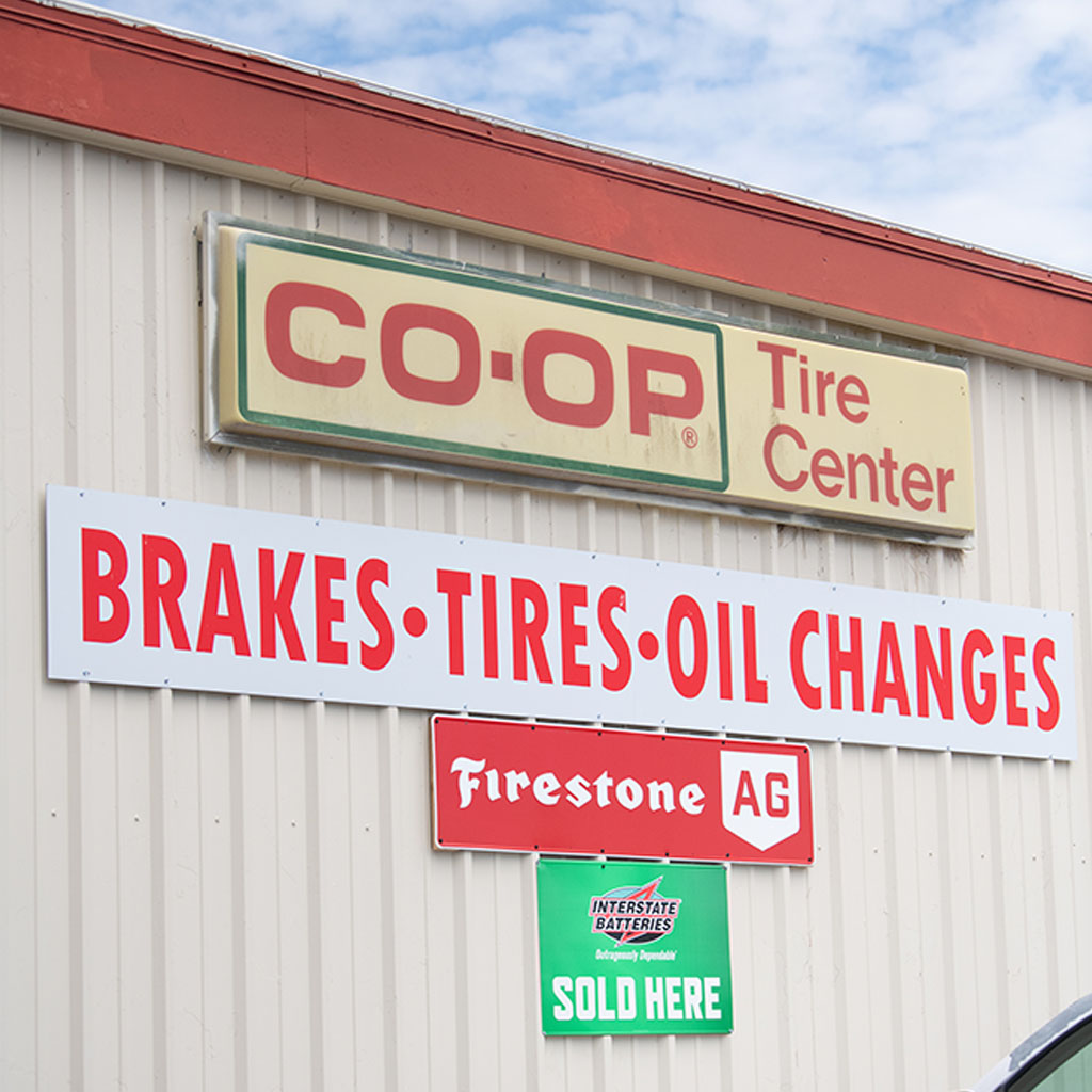 Auto care center at Carroll Farmers Co-op.