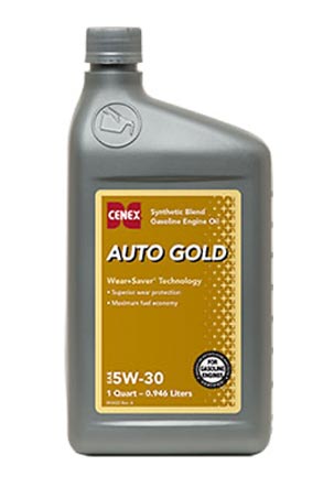 Auto Gold® Synthetic Blend Gasoline Engine Oil