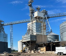Demo of old St. James Feed Mill