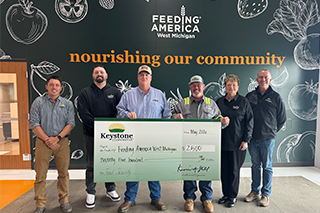 Keystone Feeding America Check Donation