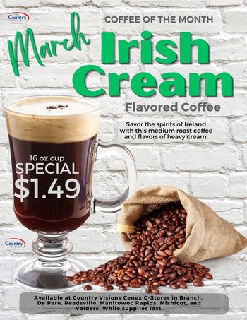 Irish Cream Flavored Coffee 