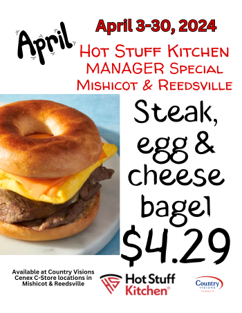 Mishicot & Reedsville C-Store Locations only
