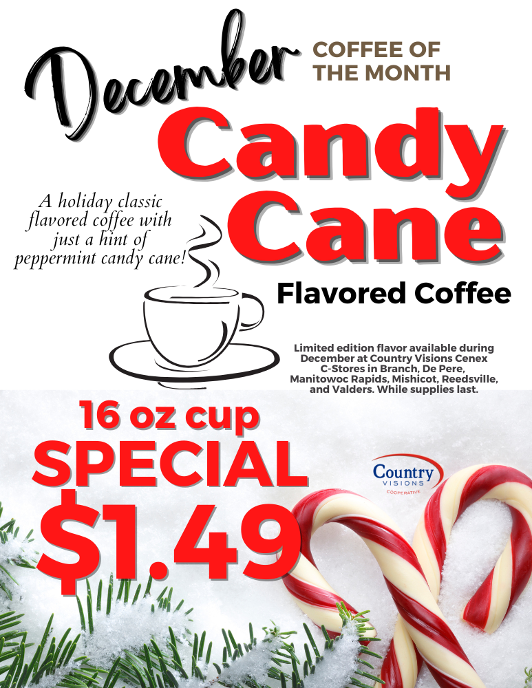 Candy Cane flavored coffee