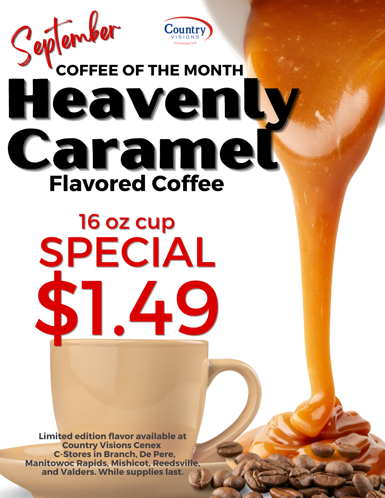 Heavenly Caramel Flavored Coffee