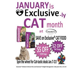 January is Exclusive®-ly CAT month!