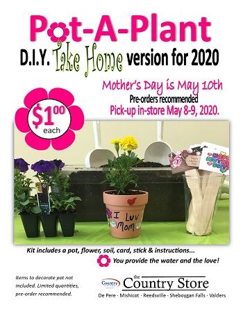 Pot-A-Plant Kit for Mom's Day Gift