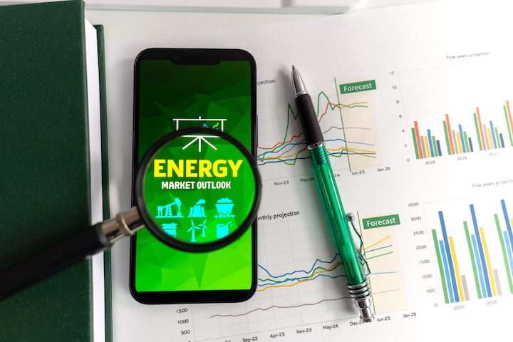 energy market outlook under a magnifying glass