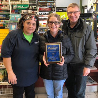 Rush City Convenience Store with Safety Award