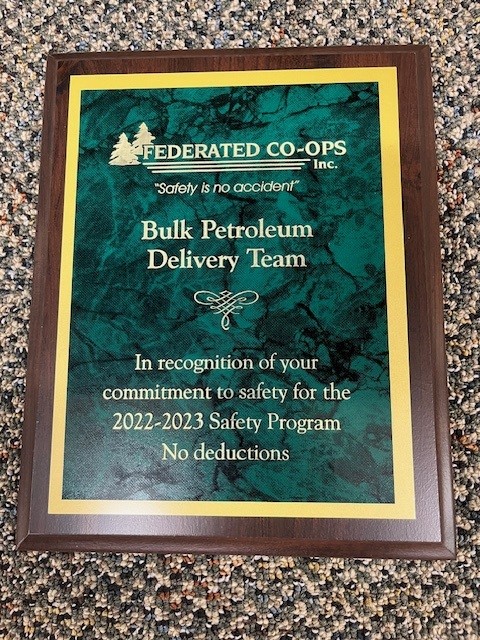 Bulk Petroleum Delivery Team Safety Award