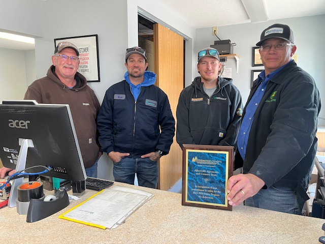 Albertville Agronomy Team with Safety Award