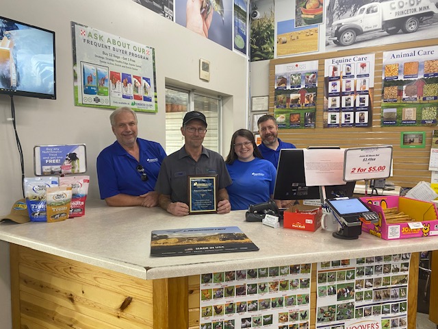 Princeton Country Store Team with Safety Award