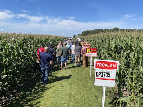 The 2022 Discovery Plot tours showcased new seed products.