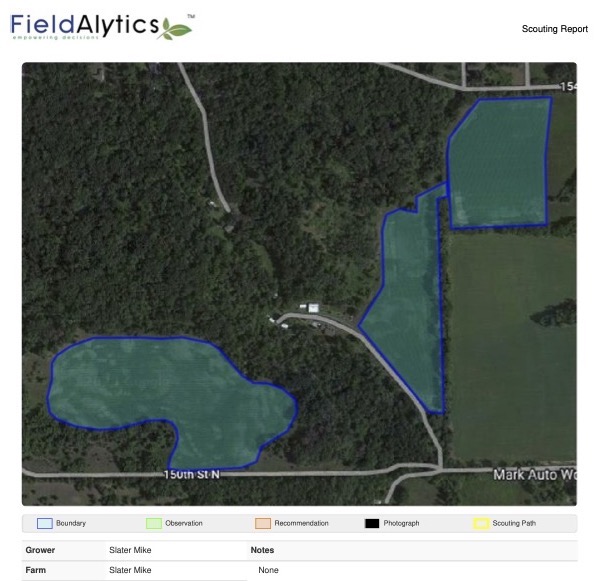 Agronomists can communicated with growers effectively with FieldAlytics reports