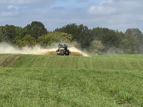 Fall applications of ag lime are best for next year's crop.