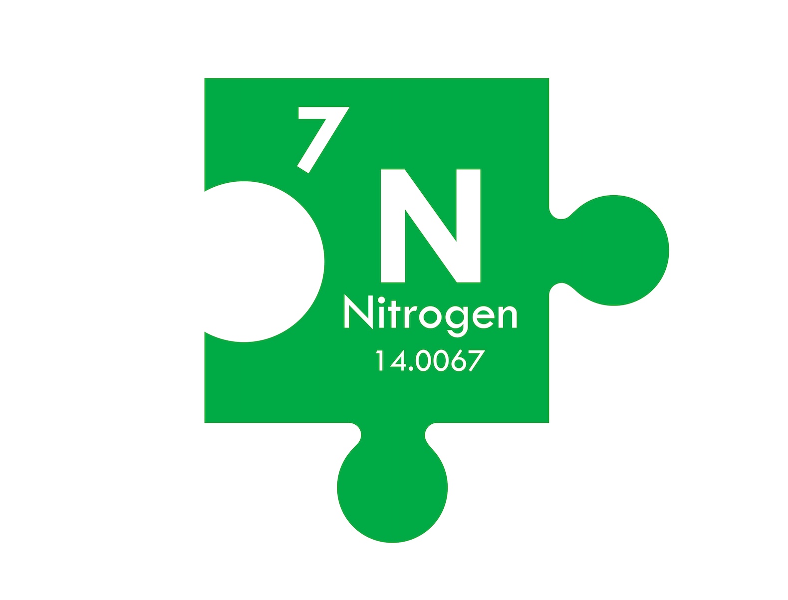 Nitrogen puzzle piece