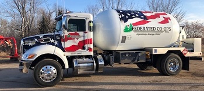 Federated propane truck