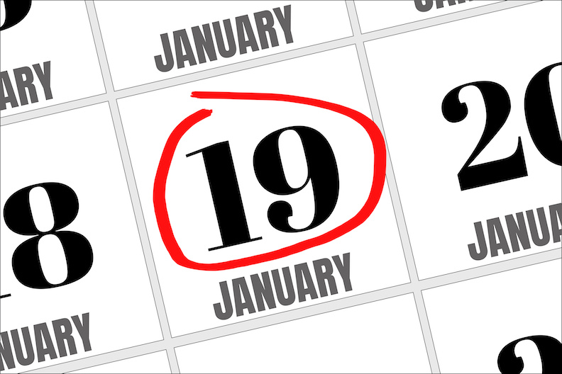 January 19 th pre-pay deadline