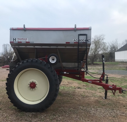Federated can do custom side dressing or growers can rent the pull-behind spreader to do their own..