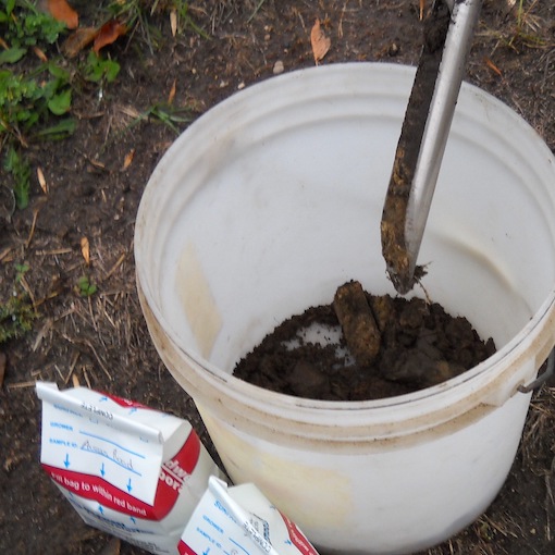 Soil sampling determines what nutrients are in the soil.