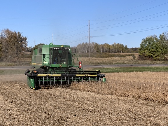 Discovery Plot soybean harvest results are in.