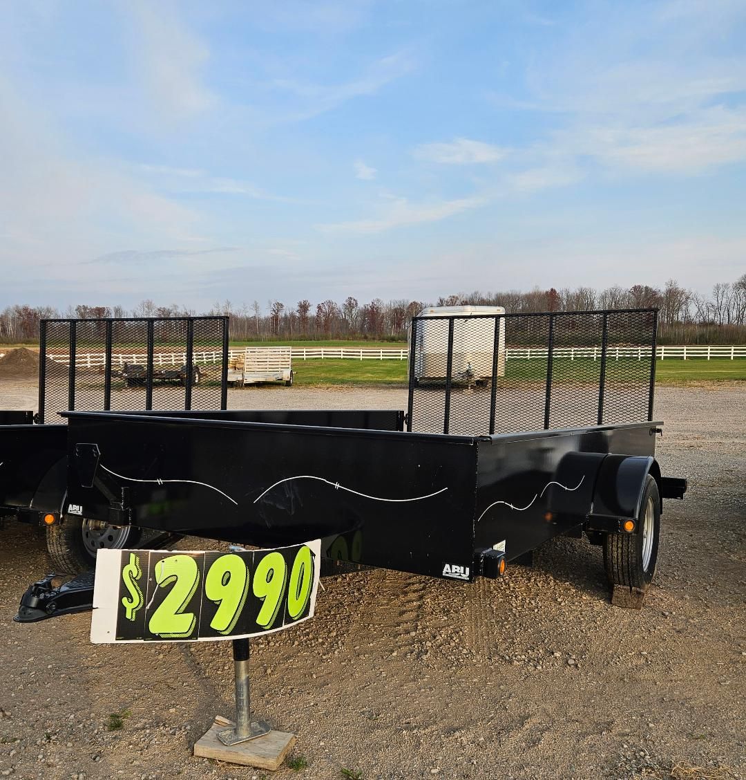 ABU FLATBED OPEN UTILTY TRAILER 12'