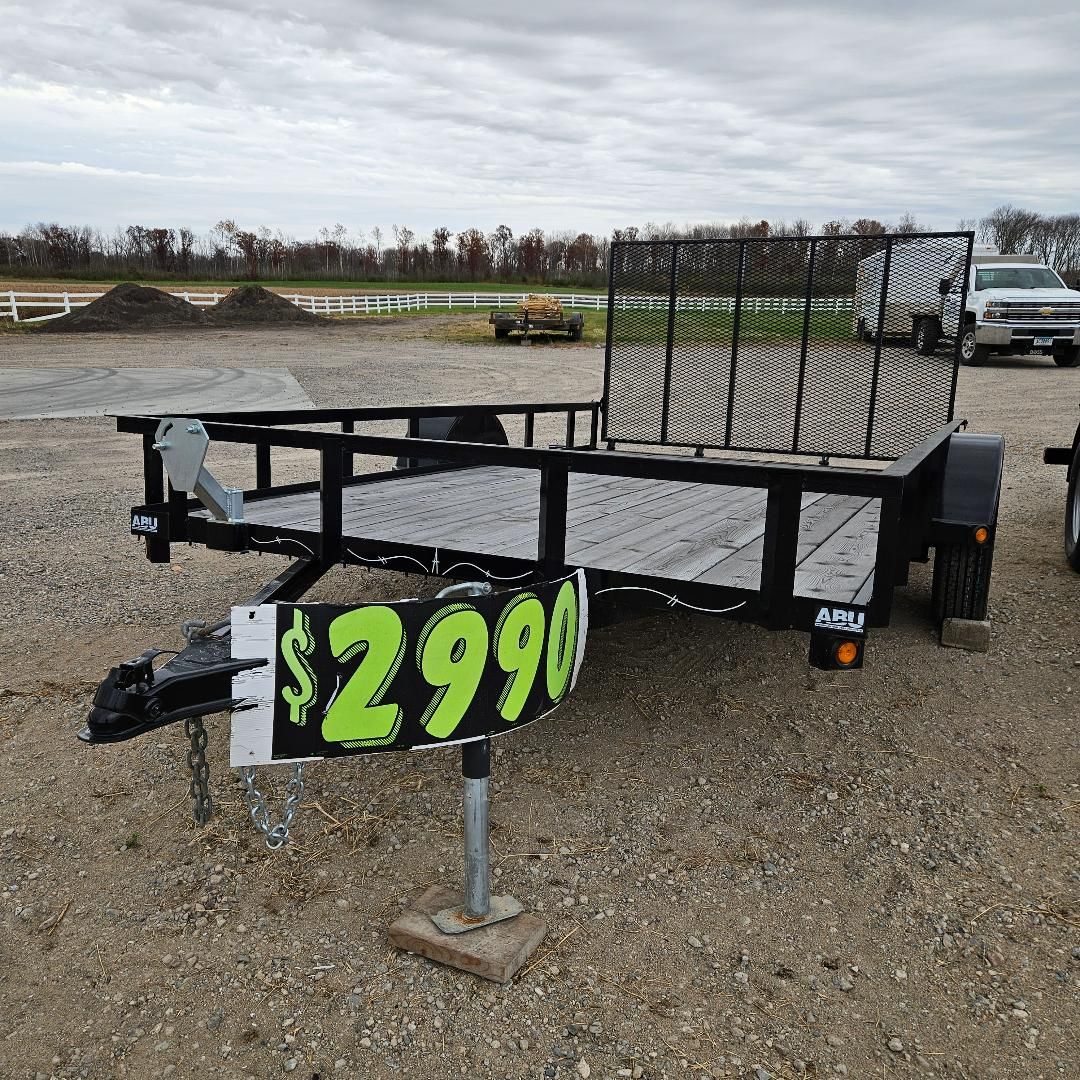 ABU FLATBED OPEN UTILTY TRAILER 12'