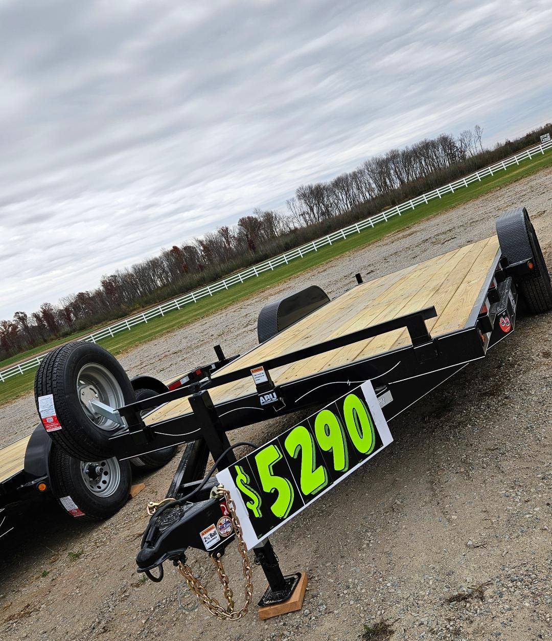 ABU FLATBED SKIDSTEER HAULER 20'