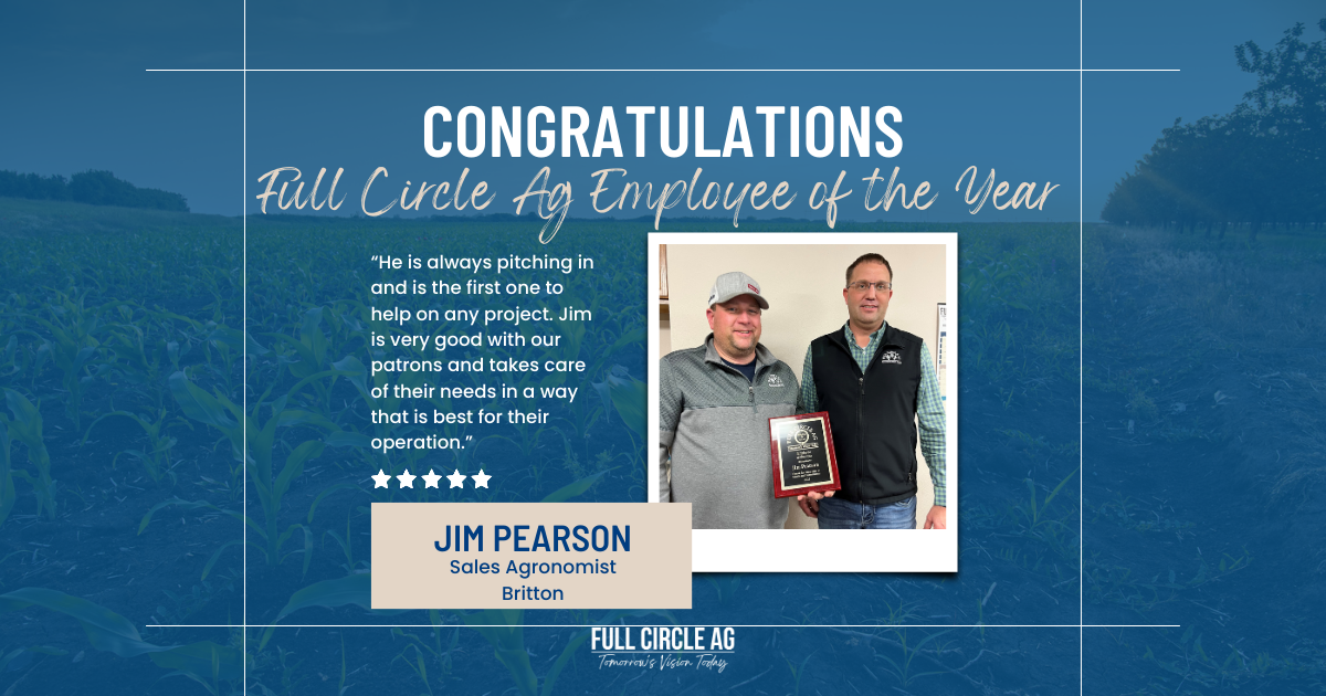 2023 Employee of the Year Full Circle Ag