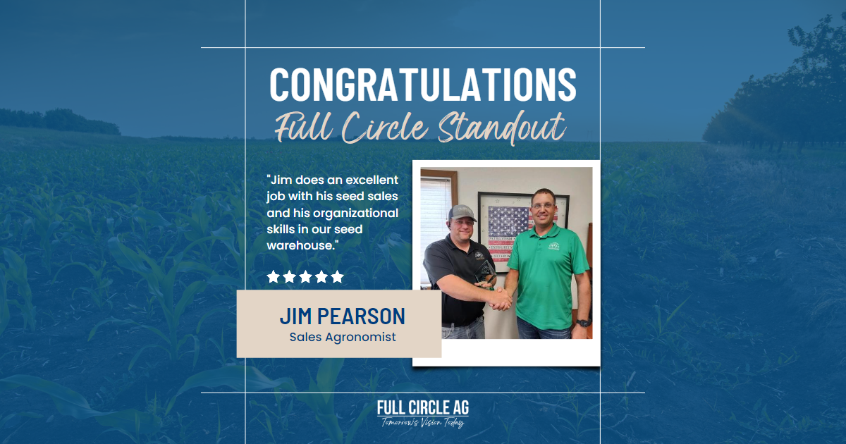 Jim Pearson Receives Full Circle Standout Award Full Circle Ag