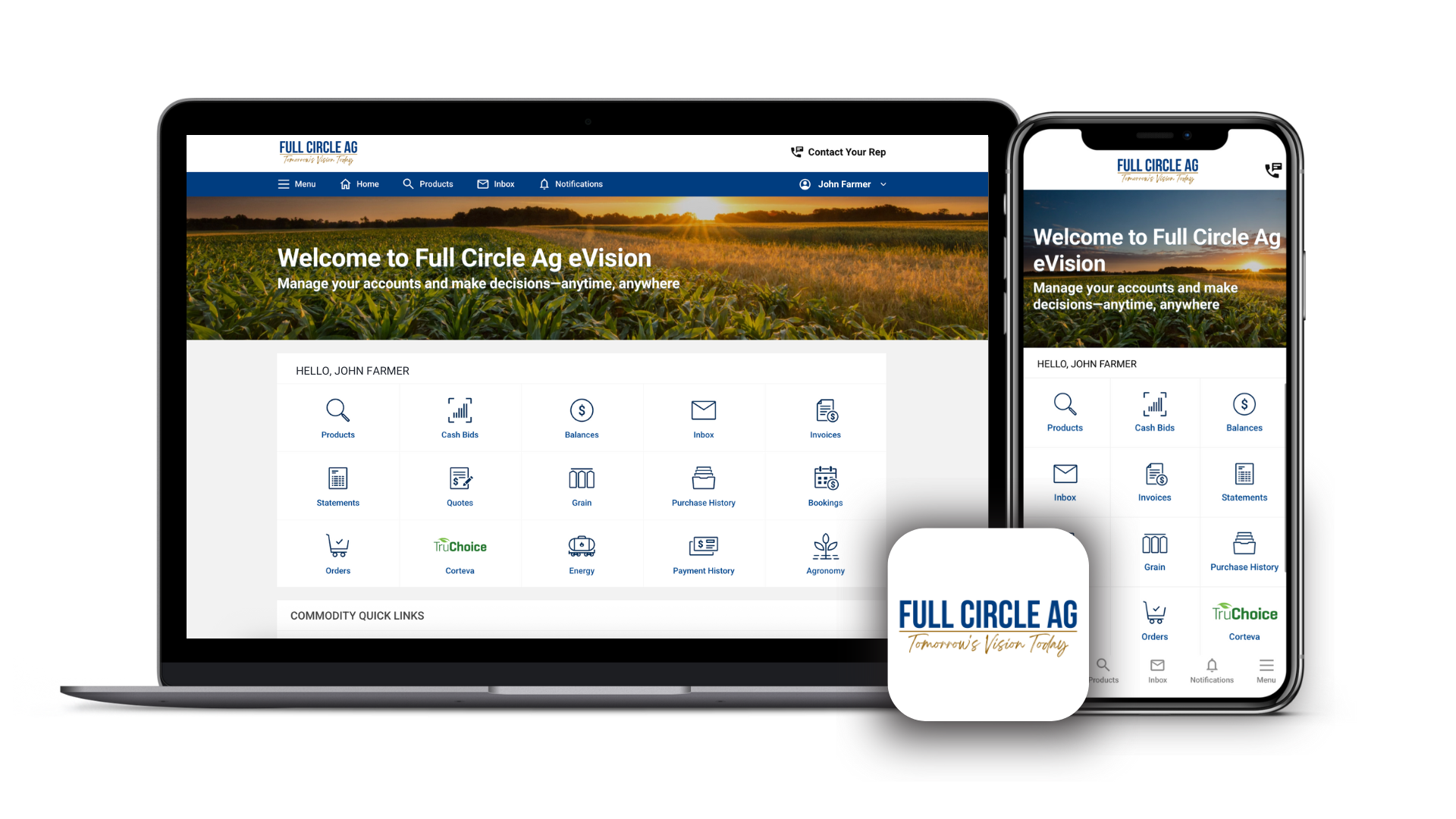 full circle ag evision website