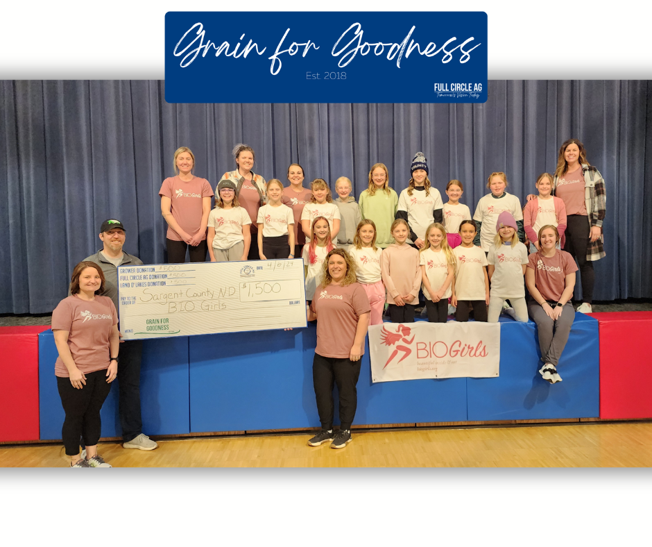 Grain for Goodness Recipient, Sargent County BIO Girls Full Circle Ag