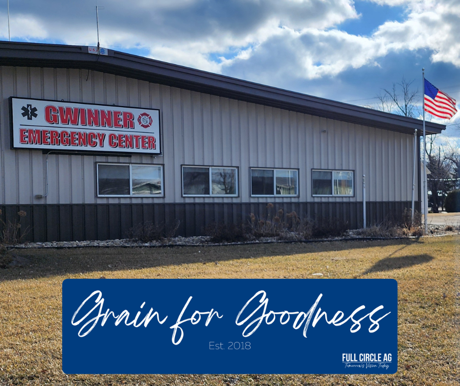 Gwinner Fire Department Receives Donation Full Circle Ag