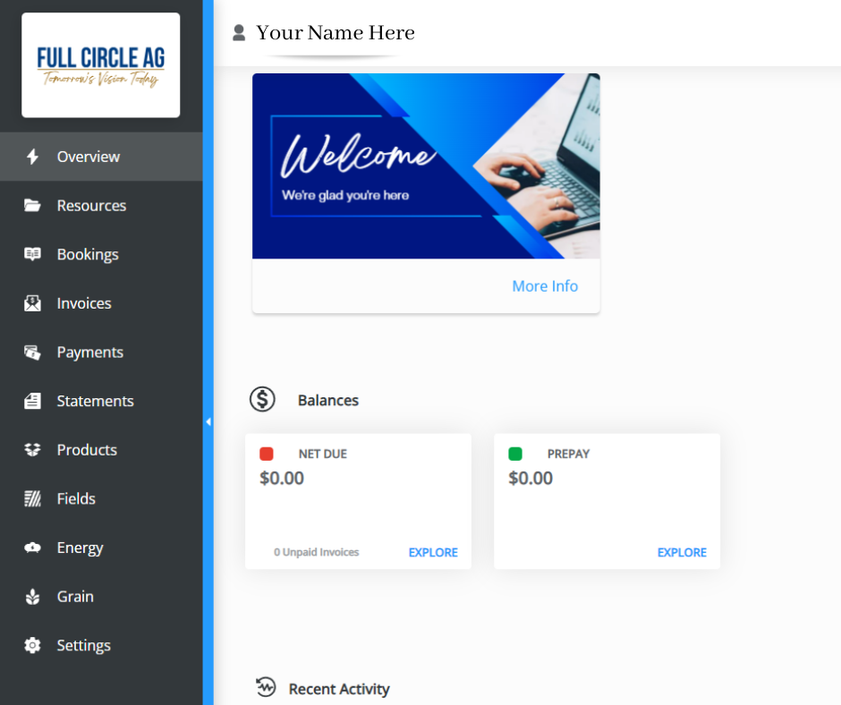 Pay Your Bill Online Full Circle Ag
