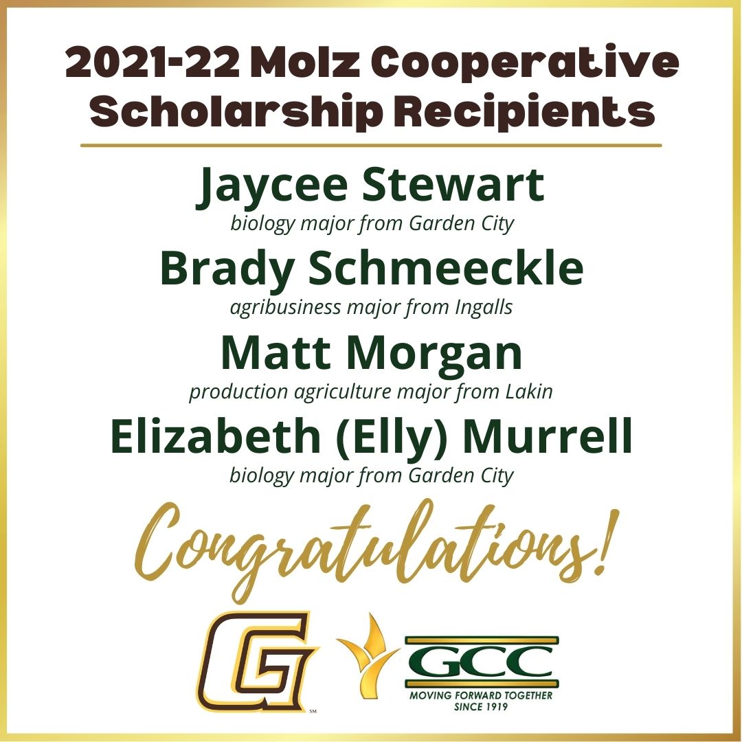Four Students Selected for 2021-22 Molz Cooperative Scholarship