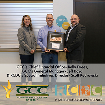 GCC GIVES BACK:  RCDC Recognizes GCC For Final Year Towards Capital Campaign