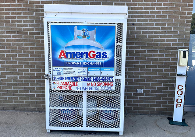 An AmeriGas propane exchange.